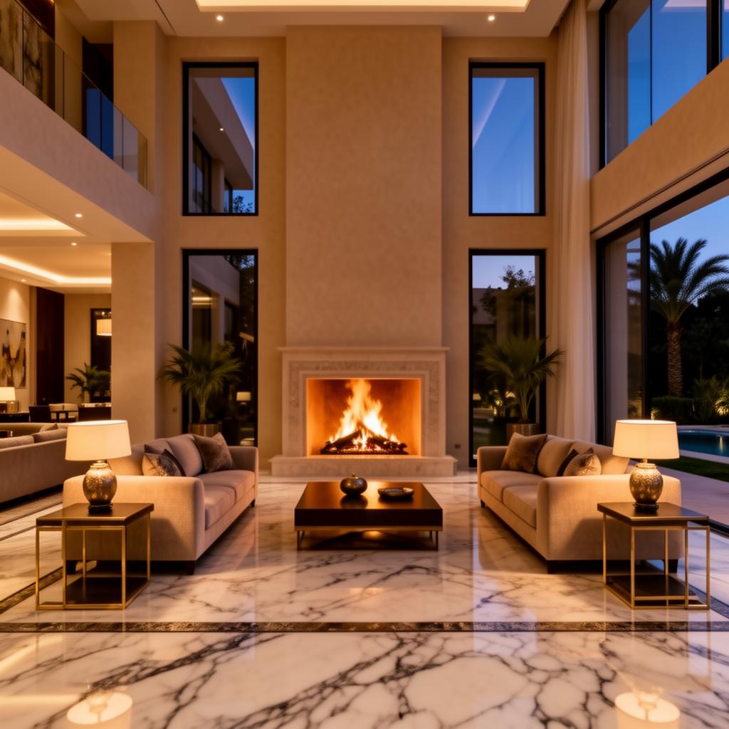 Installation cheminée design