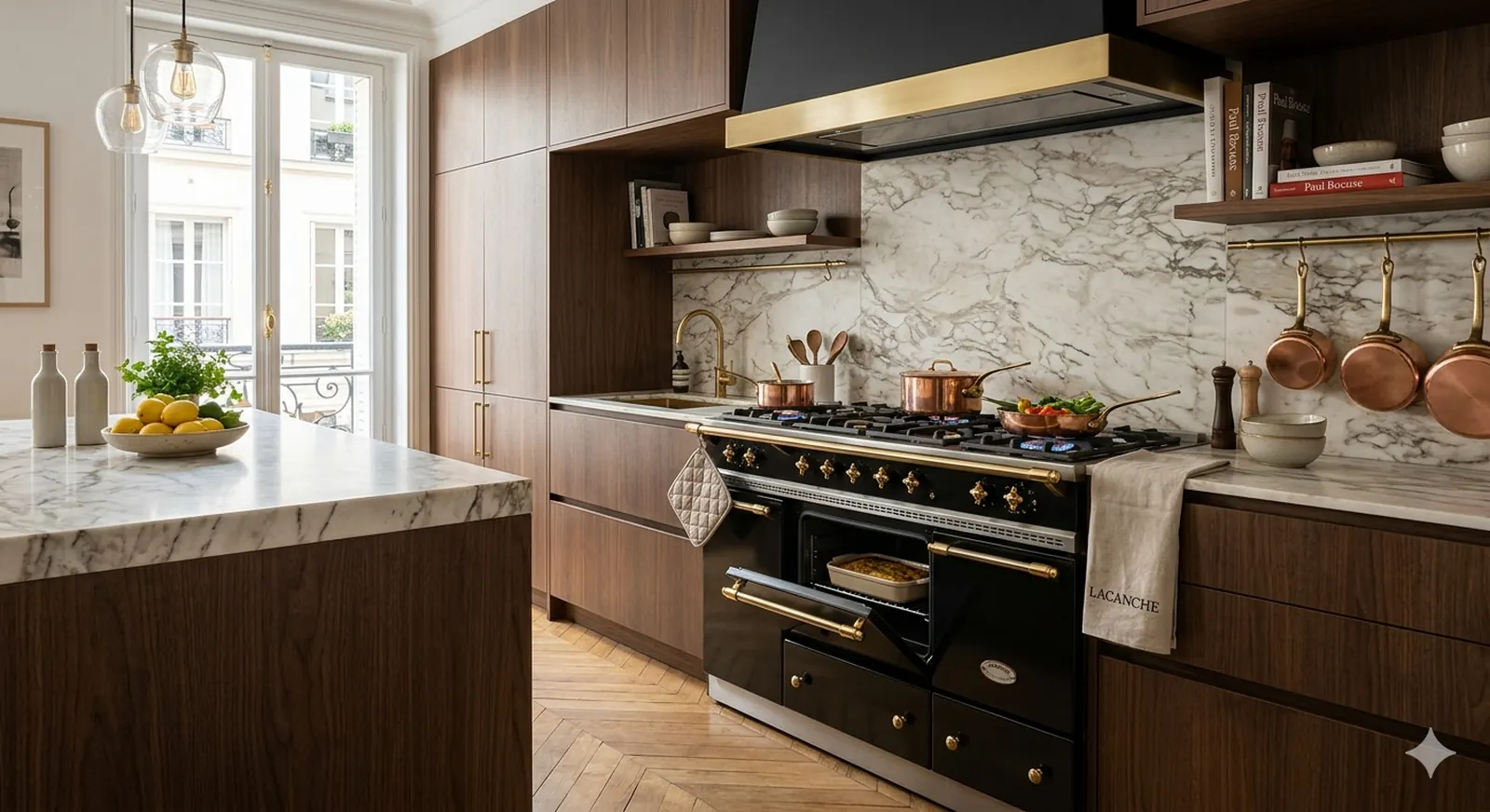 Cheminée Cuisine de Prestige sur-mesure de luxe — création Forget Flammes Maroc