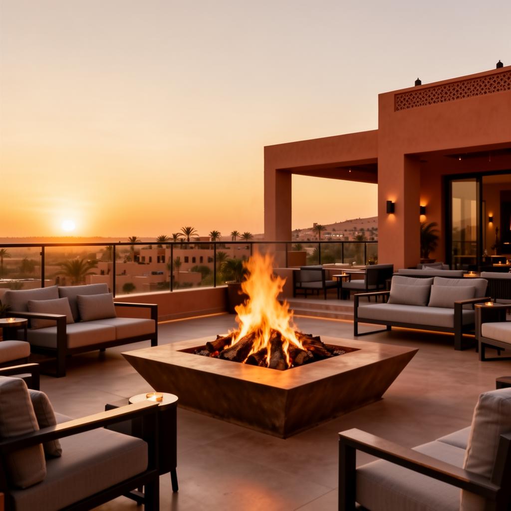 Rooftop haut de gamme Maroc